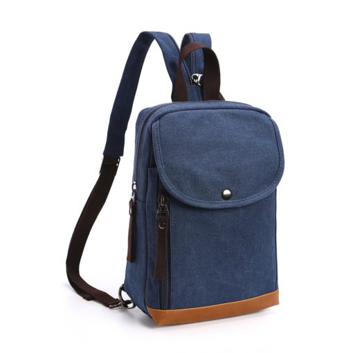 Casual Canvas Men's New Fashion Single Shoulder Bag - Image 2